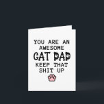 Cat Dad Card<br><div class="desc">From The Cats Card, Cat Birthday Card, Cat Card For Dad, Father'S Day Card, Funny Cat Dad Card, Cat Fathers Day Card, Funny Birthday Cards, Cat Owner Funny Card, Gift For Cat Dad, Dad Card From Cat, Funny Fathers Day, Cat Dad Birthday, Funny Cat Dad Gifts Card From Cat |...</div>