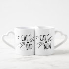 Cat Dad & Cat Mom Mug Set