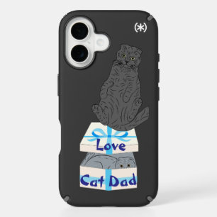 Cat Dad / Cat Mom iPhone 16 Case