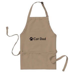 Cat Dad Customizable Adult Apron