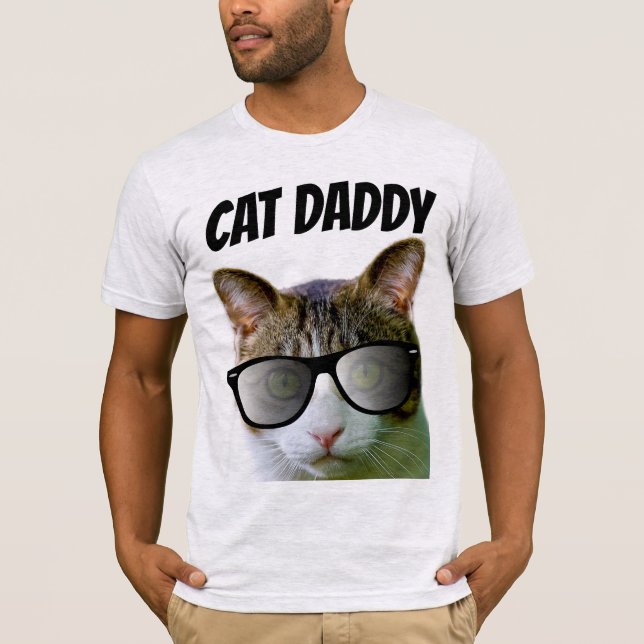 CAT DAD DADDY T-Shirts Sunglasses (Front)