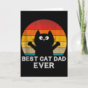 Cat Dad Ever - Funny Cats Tank Top Card