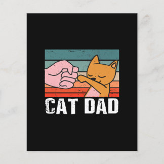Cat dad | fathers day gift | Cat Retro Present