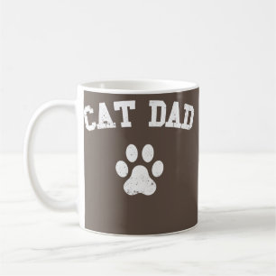 Cat Dad For Men Father's Day Christmas Birthday Coffee Mug