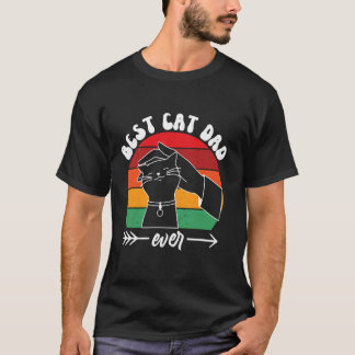 Cat dad, Funny cat Father design T-Shirt