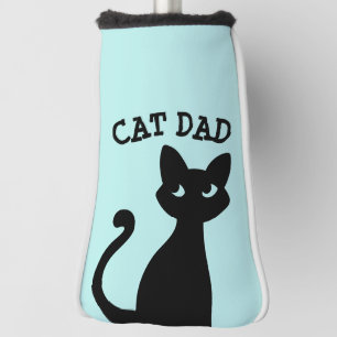 CAT DAD FUNNY GOLF HEAD PUTTER COVER
