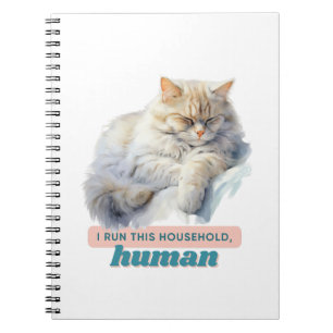 Cat Dad Gifts, Funny Quote Notebook