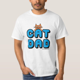"CAT DAD" Ginger Kitty Men's T-Shirt