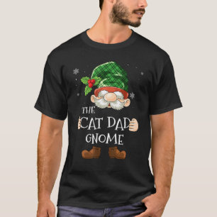 Cat Dad Gnome Matching Family Group Christmas Part T-Shirt