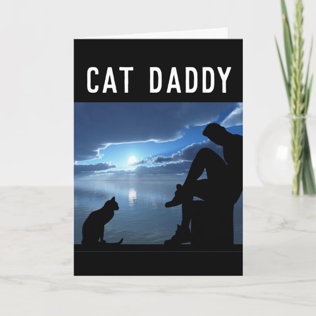 CAT DAD MEN'S BIRTHDAY CARDS (Front)