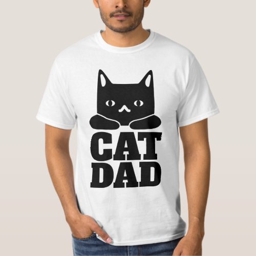 CAT DAD MENS T_SHIRTS