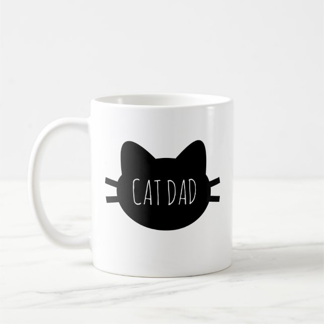 "CAT DAD" Mug (Left)