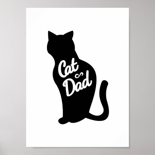 Cat Dad Poster