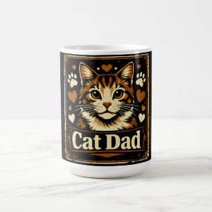 Cat Dad – Proud Feline Father Humor Love Coffee Mug