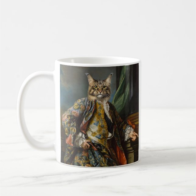 CAT DAD RENAISSANCE MAN COFFEE MUGS (Left)