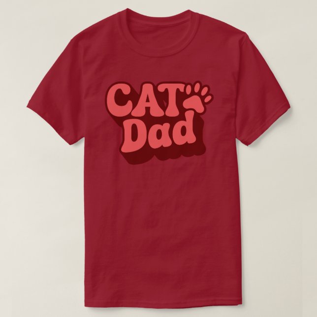 Cat Dad Shirt For Father's Day (Design Front)