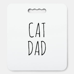 "Cat Dad" Simple Modern Farmhouse Seat Cushion