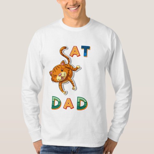Cat Dad T_Shirt