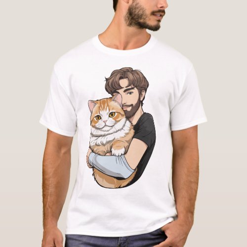 Cat Dad T shirt