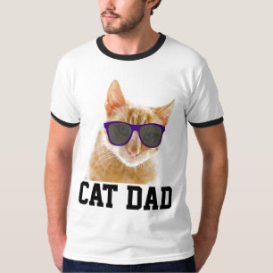 CAT DAD T-shirts, Funny T-Shirt