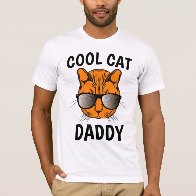 CAT DAD T-Shirts, Ginger Mens T-shirts (Front)