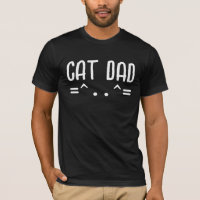 CAT DAD T-SHIRTS T-SHIRT
