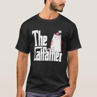 Cat Dad The Catfather Crazy Bored Cat Father Kitty T-Shirt