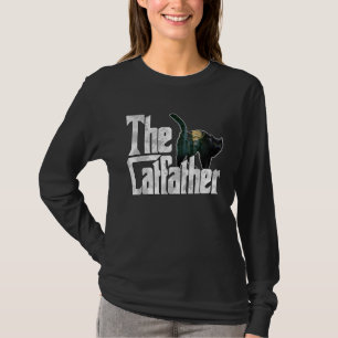 Cat Dad The Catfather Crazy Cat Father Kitty Daddy T-Shirt