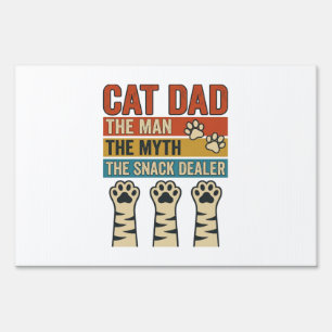 Cat Dad The Snack Dealer Vintage Cat Lover Shirt_1 Sign