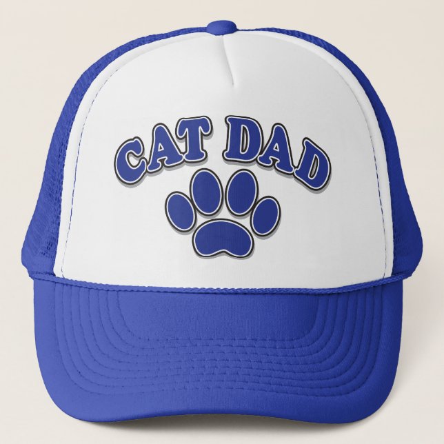 Cat Dad Trucker Hat (Front)