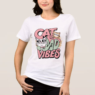 Cat Dad Vibes Tri-Blend Shirt – Soft & Stylish 