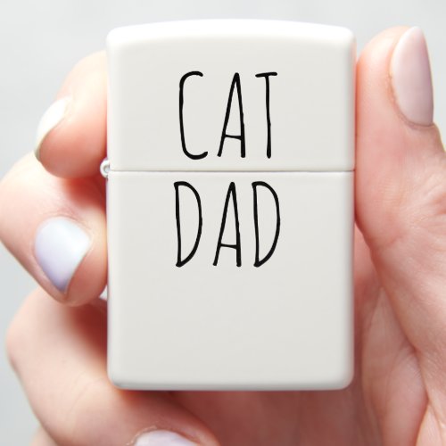 Cat Dad Zippo Lighter