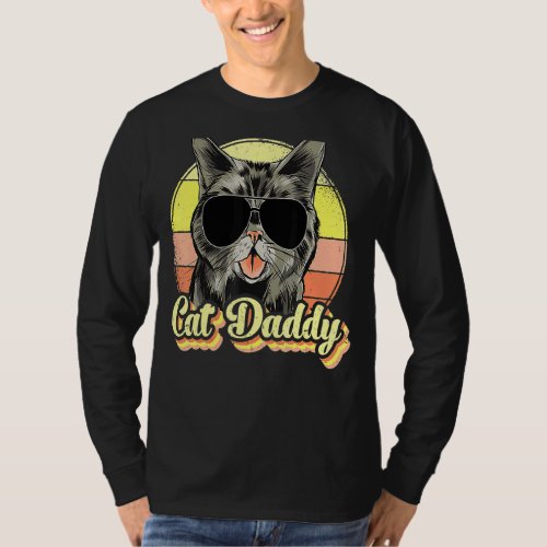 Cat Daddy Best Cat Dad Ever  Cat T_Shirt