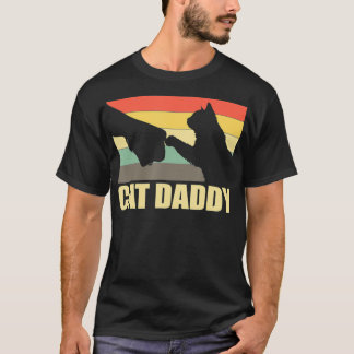 Cat Daddy Best Cat Dad Ever Tee Cat Lover Vintage