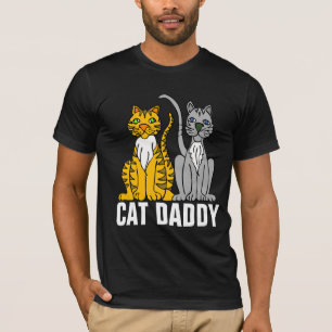 CAT DADDY BLACK T-shirts Tees