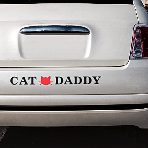 Cat Daddy Bumper Sticker