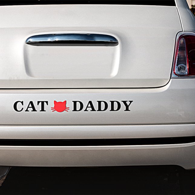 Cat Daddy Bumper Sticker (Creator Uploaded)