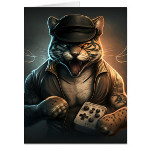 CAT DADDY DAD BIRTHDAY JUMBO GREETING CARD FOR HIM