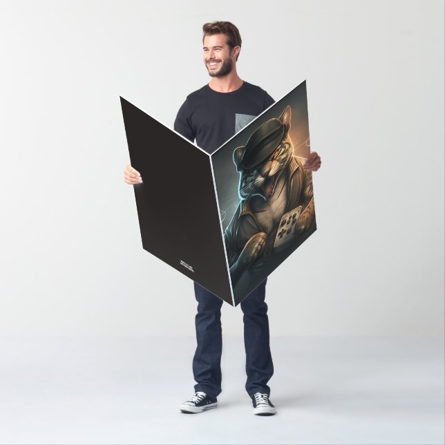 CAT DADDY DAD BIRTHDAY JUMBO GREETING CARD FOR HIM (In Situ)