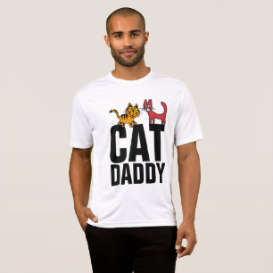 CAT DADDY DAD Funny Mens T-shirts