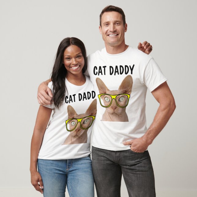 CAT DADDY DAD SPHYNX funny t-shirts (Unisex)