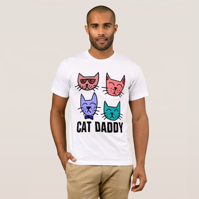 CAT DADDY (DAD) T-shirts (Front Full)