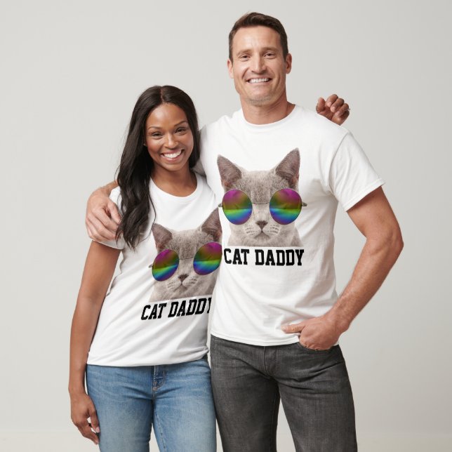 CAT DADDY DAD T-shirts, Sunglasses T-Shirt (Unisex)