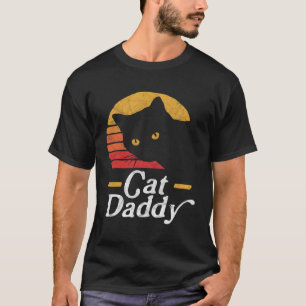 Cat Daddy Eighties Style Cat Distressed T-Shirt