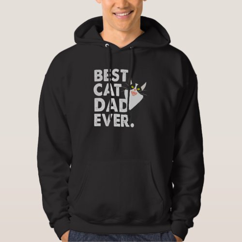 Cat Daddy Father Best Cat Dad Ever Hoodie