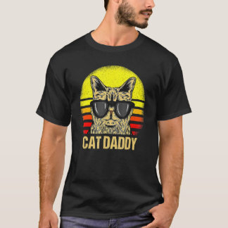 Cat Daddy Father's Day Cat Dad Mens T-Shirt