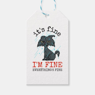 Cat daddy fathers day gift tags