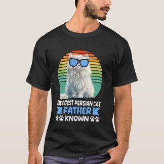 Cat Daddy GREATEST PERSIAN CAT FATHER KNOWN Vintag T-Shirt
