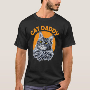 Cat Daddy  miau cat kitten tears Family Cat T-Shirt