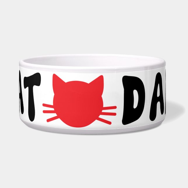 Cat Daddy Pet Bowl (Front)